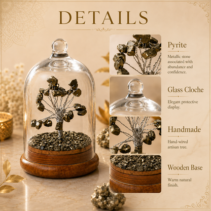 Pyrite Crystal With Dome Tree