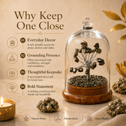 Pyrite Crystal With Dome Tree