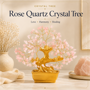 Bonzai Rose Quartz Crystal  Tree