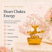 Bonzai Rose Quartz Crystal  Tree