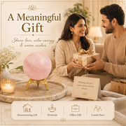 Rose Quartz Crystal Sphere Glass Ball With Stand