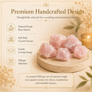 Rose Quartz Raw Crystals and Stones (500 Gram)