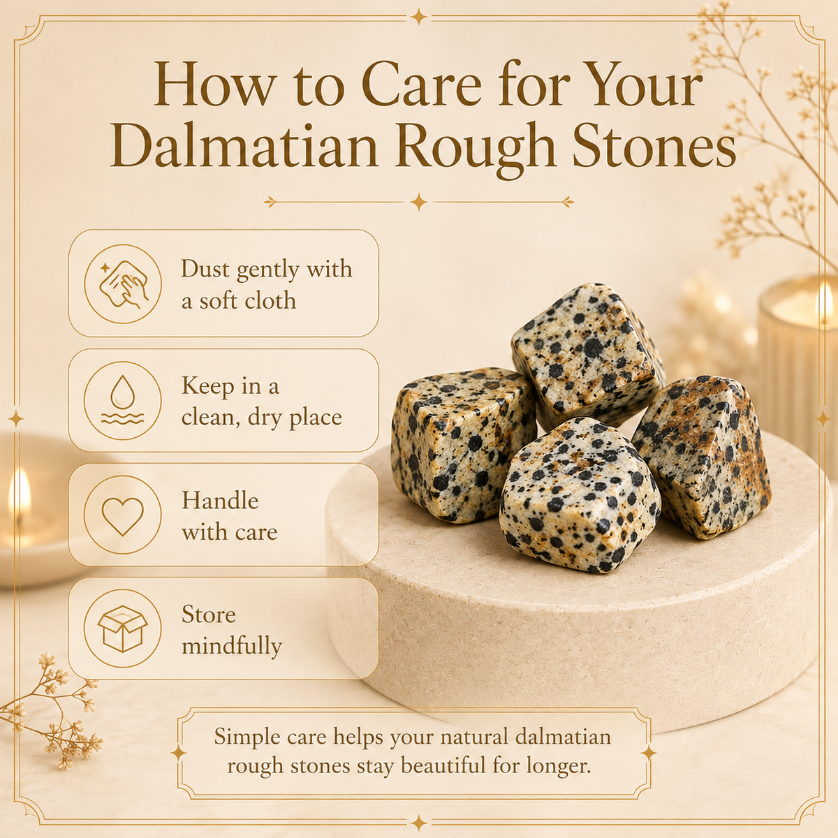 Dalmatian Raw Crystals and Stones (500 Gram)