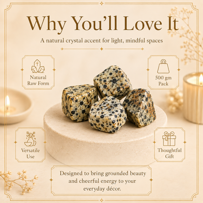 Dalmatian Raw Crystals and Stones (500 Gram)
