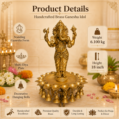Lord Ganesha On Bells