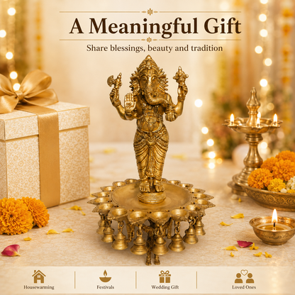 Lord Ganesha On Bells