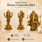 Lord Ganesha On Lotus