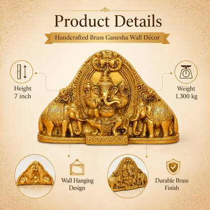 Lord Ganesha with Elephants