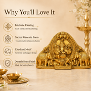 Lord Ganesha with Elephants