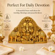 Lord Ganesha with Elephants