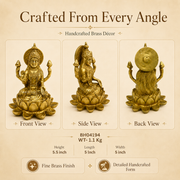 Goddess Lakshmi Seated On Lotus