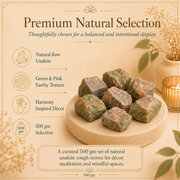 Unakite Raw Crystals and Stones (500 Gram)