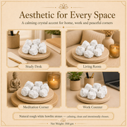 White Howlite Raw Crystals and Stones (500 Gram)