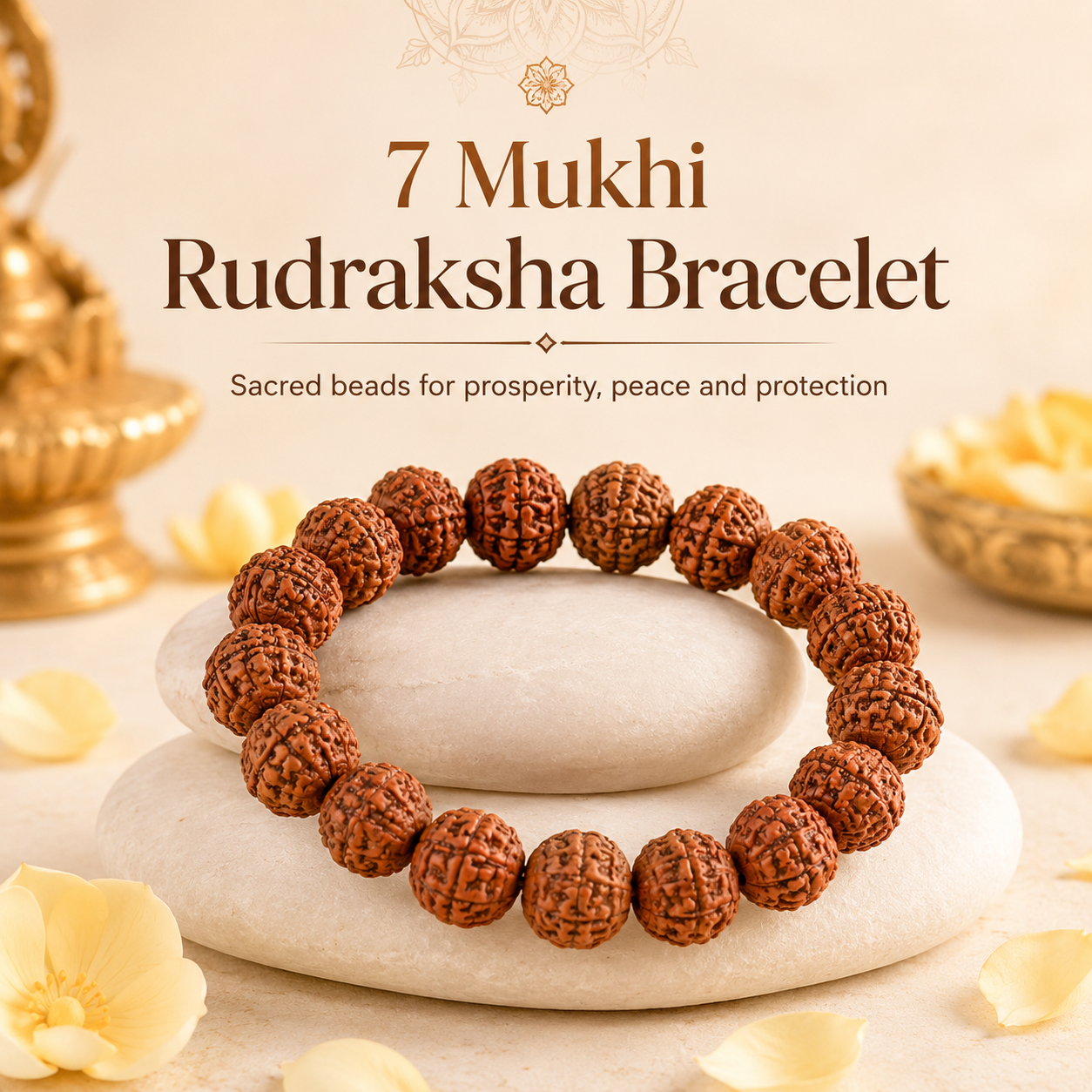 7 Mukhi Rudraksha Bracelet