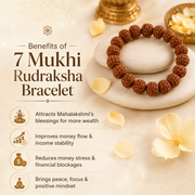 7 Mukhi Rudraksha Bracelet
