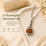 Rudraksha Hanuman Gada Pendant