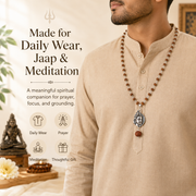 Shiv Rudraksha Mala with Adiyogi Shiv Pendant