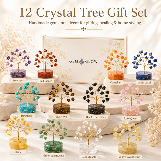12 Crystal Tree Gift Set