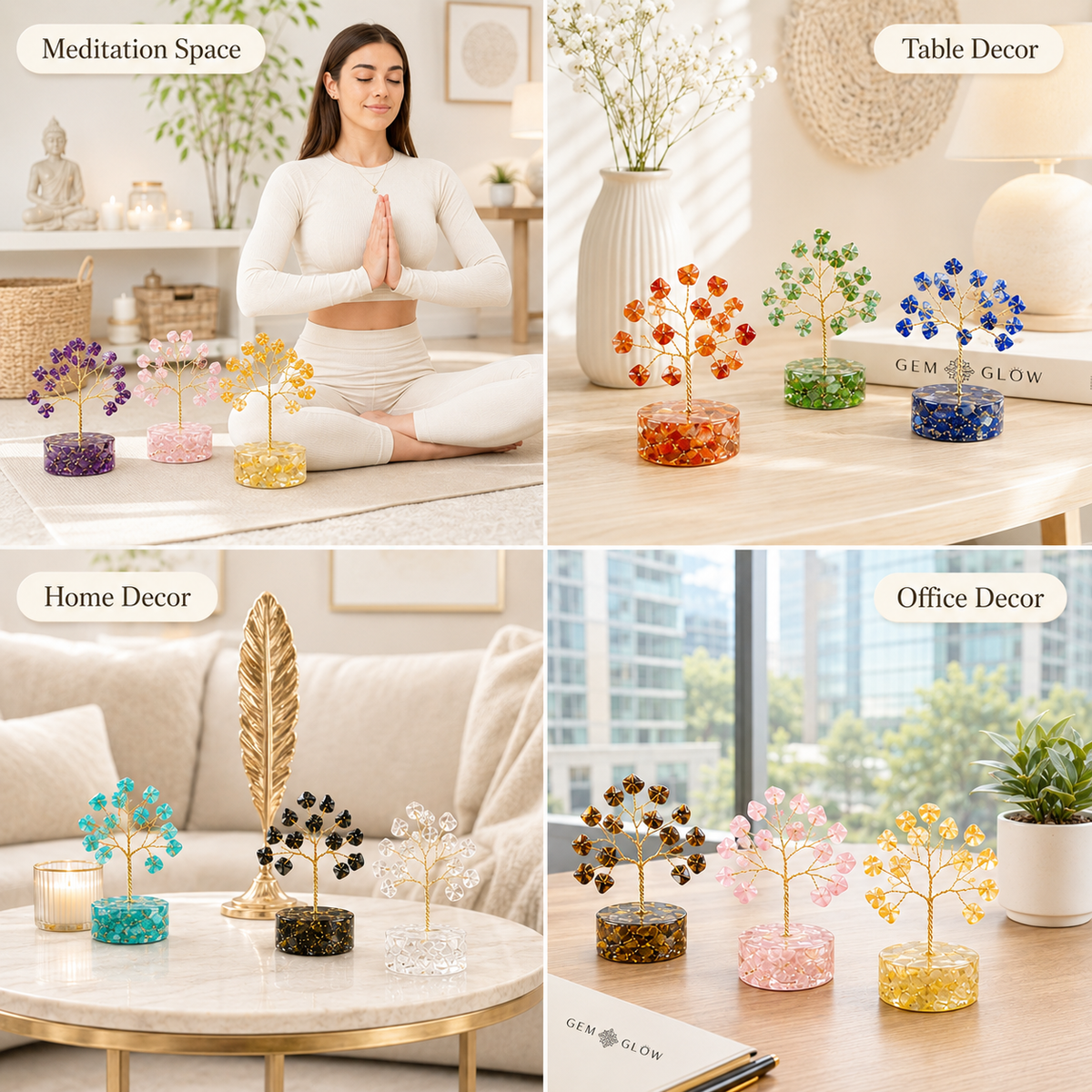 12 Crystal Tree Gift Set