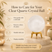 Clear Quartz Crystal Balls For Gazing Along With Sphere Stand Meditation Decor