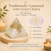 Gemstone Pyramid Clear Quatz