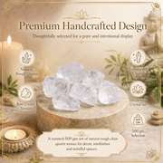 Clear Quartz Raw Crystal and Stones (500 Grams)