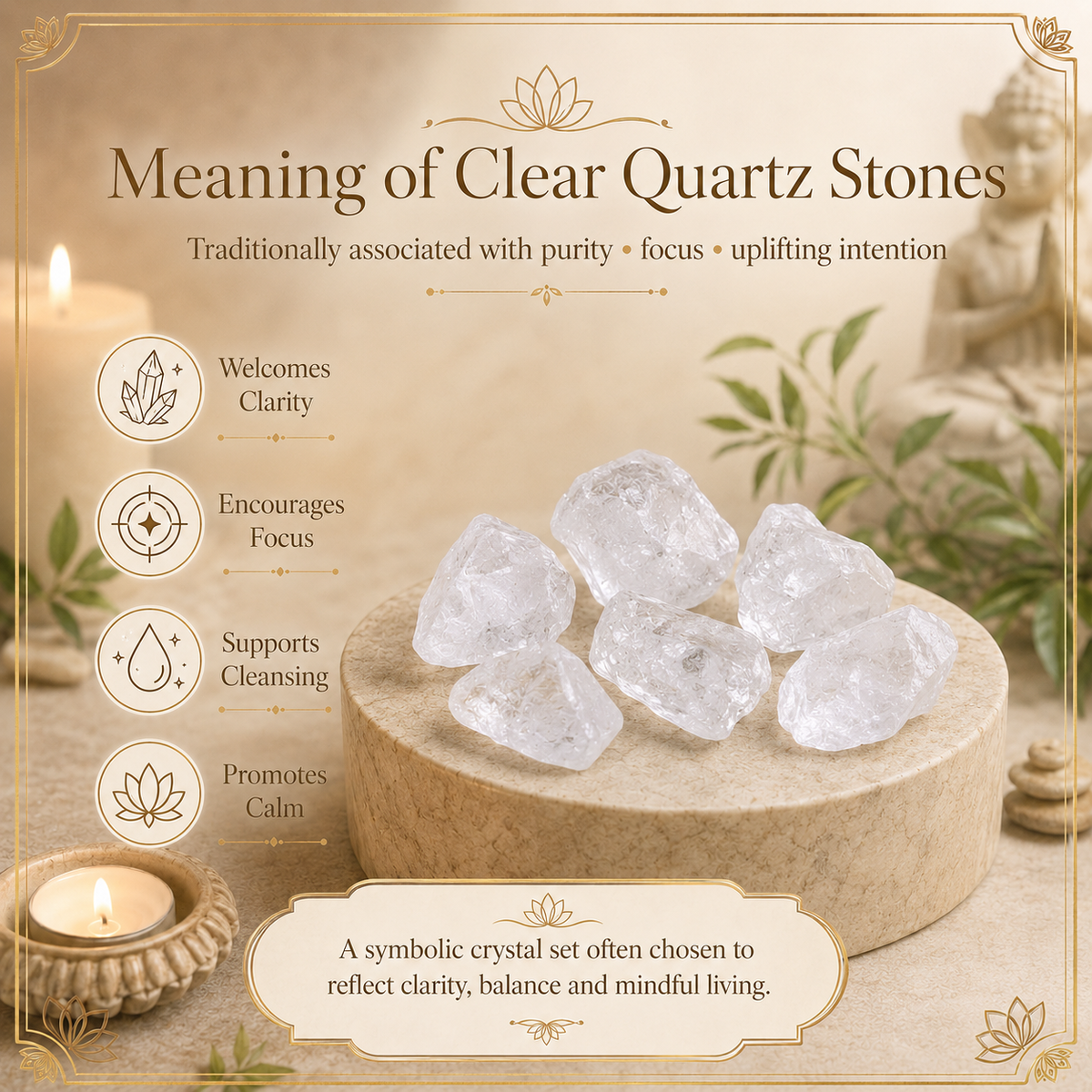 Clear Quartz Raw Crystal and Stones (500 Grams)
