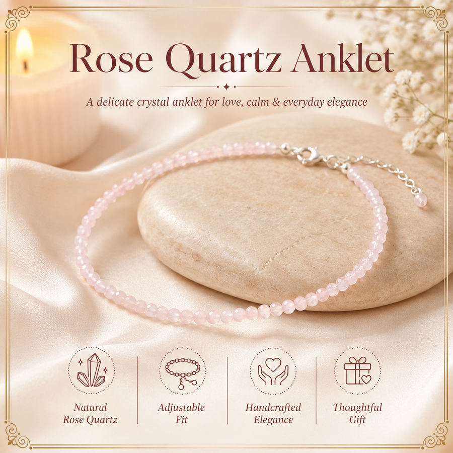 Rose Quatz Anklet