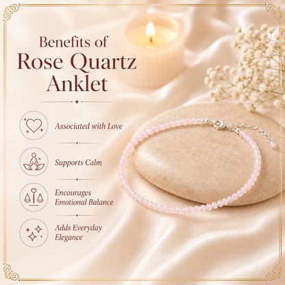Rose Quatz Anklet
