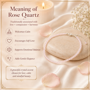Rose Quatz Anklet