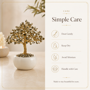 Pyrite Crystal Tree for Prosperity, Office and Home Décor
