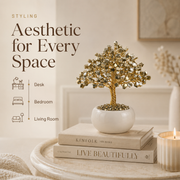 Pyrite Crystal Tree for Prosperity, Office and Home Décor