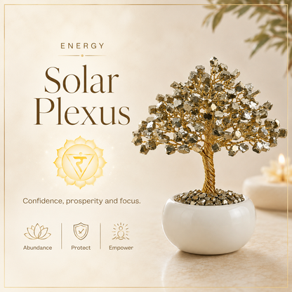Pyrite Crystal Tree for Prosperity, Office and Home Décor