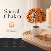 Carnelian Crystal Pot Base Tree