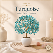 Turquoise Crystal Pot Tree