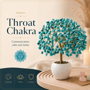 Turquoise Crystal Pot Tree