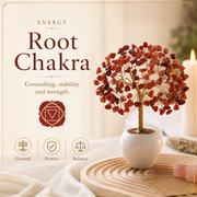 Red Jasper Crystal Pot Tree