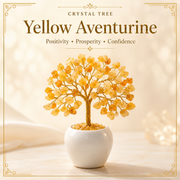 Yellow Aventurine Crystal Pot Tree