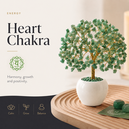 Green Aventurine Crystal Pot Tree