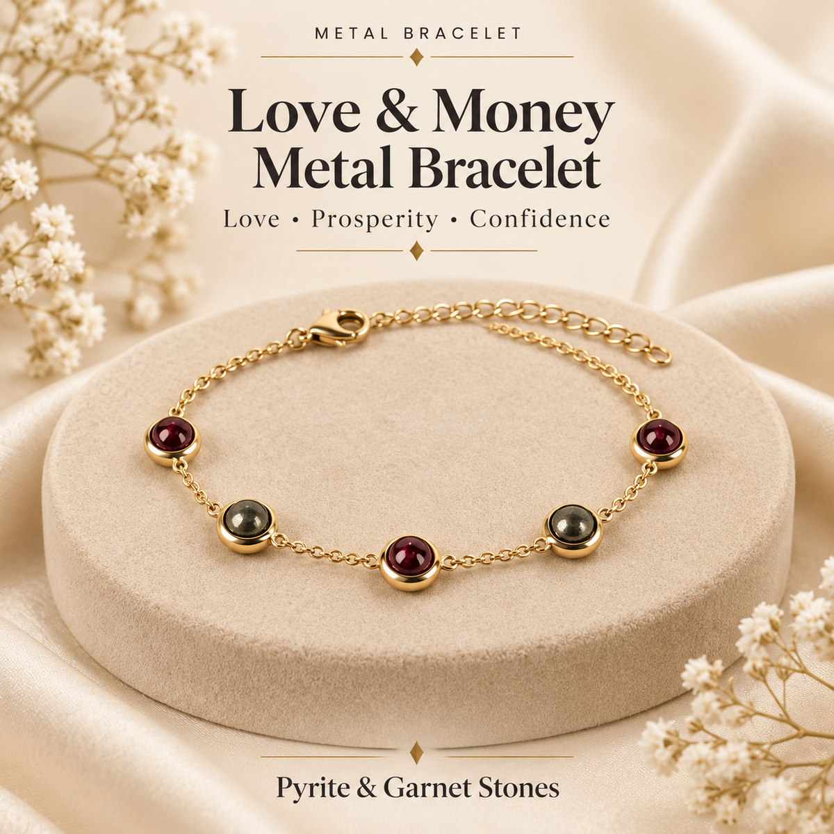Love & Money Metal Bracelet