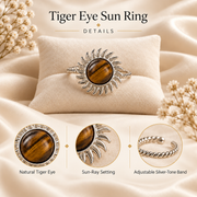 Tiger Eye Sun Ring