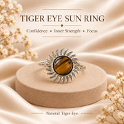 Tiger Eye Sun Ring