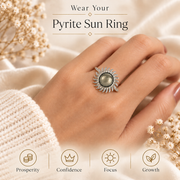 Pyrite Sun Ring