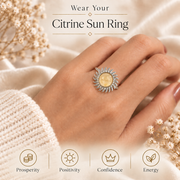 Citrine Sun Ring