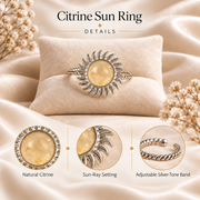 Citrine Sun Ring