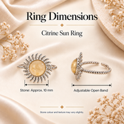 Citrine Sun Ring