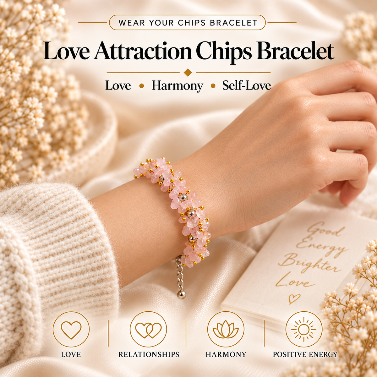 Love Attraction Chips Bracelet