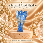 Lapis Lazuli Angel Figurine for Wisdom, Protection, and Spiritual Growth