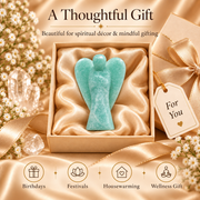 Amazonite Angel Figurine for Harmony, Communication, and Emotional Balance