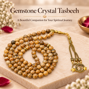 Picture Jasper Gemstone Crystal Tasbeeh